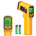 FKM Infrared Thermometer Gun Non-Contact Laser Temperature Gun -58°F~986°F - color: Yellow