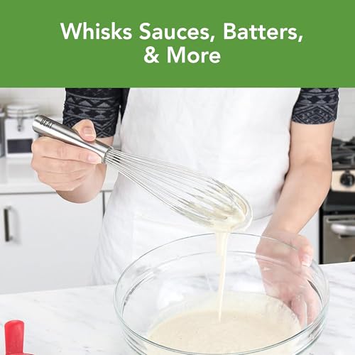 Tovolo French Beat Whisk 11 Inch Heavy Duty for Sauces and Batters - style: 11'' Beat Whisk