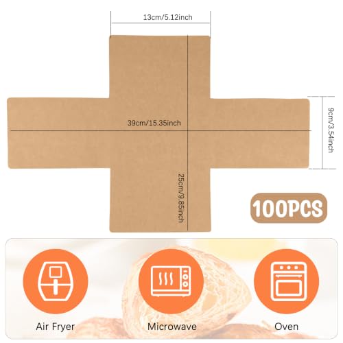 100 Pcs 9x5 in Loaf Pan Liners for Baking Bread Pan Parchment Paper - size: 9.85*5.12 inch