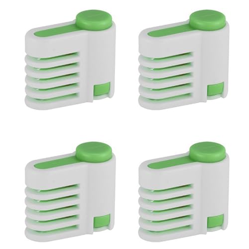 T TOVIA 2 Sets Cake Slicer Tool & Cake Leveler 5 Layers Adjustable - Green
