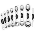 Aovchei 8 PCS Black Magnetic Measuring Spoons Set - size: 8pcs-black