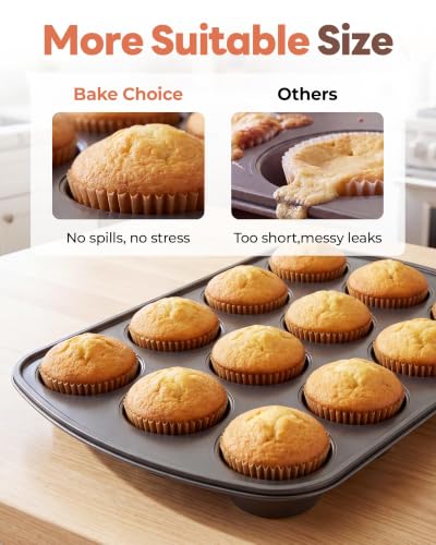 Bake Choice 200pcs Standard Cupcake Liners for Baking, Muffin Liners - color: Unbleached