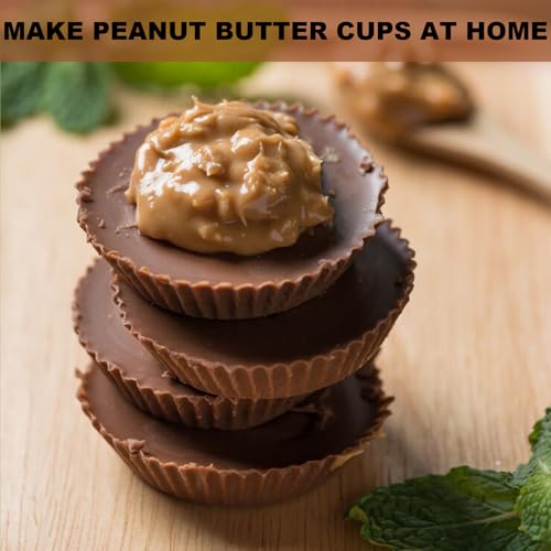 Peanut Butter Cup Molds, King-Size Chocolate Molds, Silicone Mold for Keto Fat Bomb, Jelly, Ice and Cordial, 2 PCS (Blue, King-Size) - size: King-Size