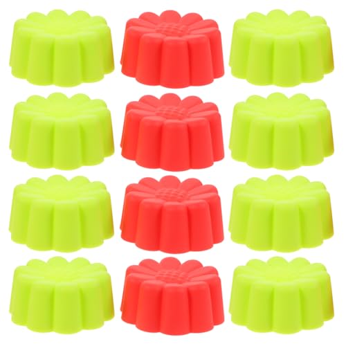 Amosfun Sunflower Silicone Baking Cups 12-pack Approx. 5X5X2.5cm