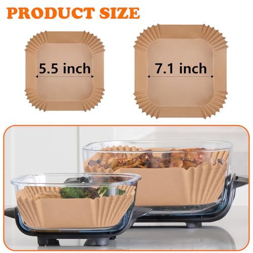 WMKGG 300PCS Air Fryer Liners for Ninja Crispi,4 QT&6 Cup Parchment Paper - size: 300 pcs Ninja Crispi Parchment Paper