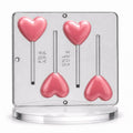 Heart Pop Lollipop Chocolate Candy Mold Valentines Day 3055