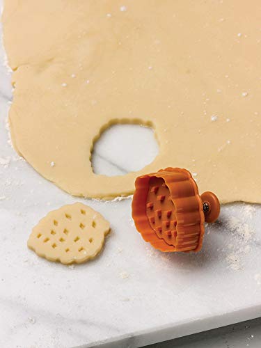 Fox Run Harvest Autumn Leaves 2" Pastry/Cookie/Pie/Fondant Stampers and Cutters, 4-Piece Set, Multicolor - style: Autumn Pie Cutters