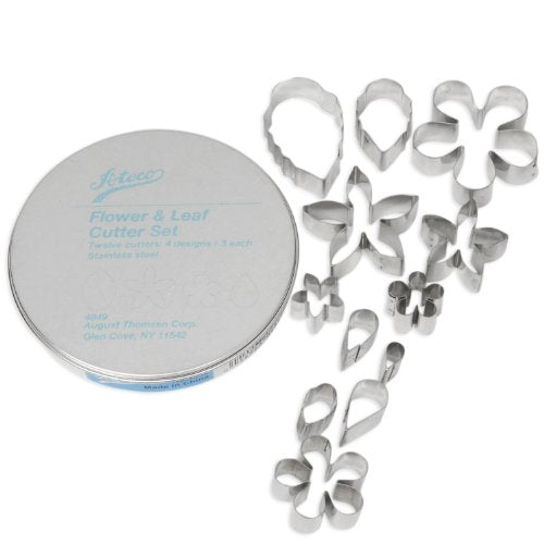 Flower and Leaf Cutter Set - size: #4849 Flower & Leaves