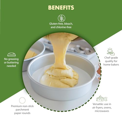 Regency Parchment Paper Circles For Round Cake Pans, 10", 50 PACK - size: Pack of 50, style: 10" Round
