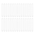30PCS 115mm Reusable Transparent Acrylic Ice Lolly Mould Sticks for Making Ice Cream Lollipops Cake