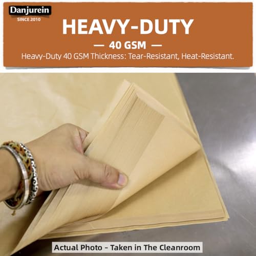 800 Sheets 10x10" Unbleached Value Pack Square Parchment Paper - color: Brown, size: 10×10 - 800 Sheets