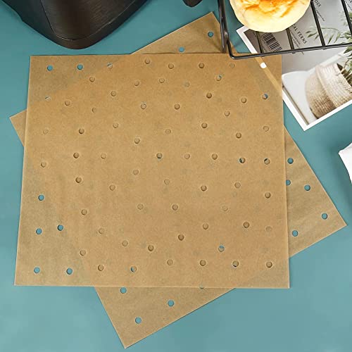 BYKITCHEN 11x12 Inch Air Fryer Oven Liners, Airfryer Parchment Paper - size: 11x12inch