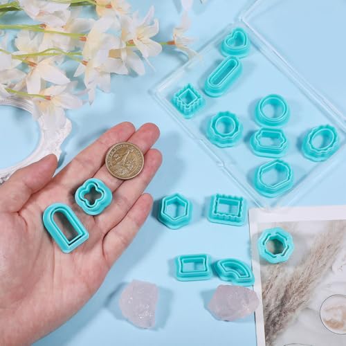 ORIGACH 15 Pcs Vintage Frame Polymer Clay Cutters Set - style: Frame