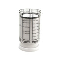 KitchenArt 1 Cup Adjust-A-Cup, Plastic, White - color: White/Clear - 1 Cup