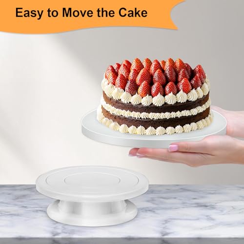 12 PCS Cake Drums 12 Inch Round, 1/2 Inch Thick Cake Boards, Food-Grade White Cardboard Cake Bases for Layer Cakes, Weddings, Birthdays & Bakery Use - size: 12 Pieces 12 inch