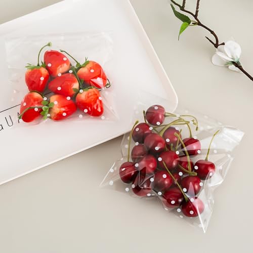 Morepack 4x4 Inch Cookie Bags Self Sealing Cellophane Bags 200 Pcs - size: 4x4 Inch (Pack of 200)