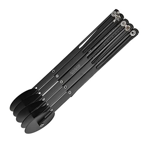 Pastry Roller Cutter, Stainless Steel Dough Cutter with Adjustable Wheel and Locking Knob, Multi Wheel Pastry Knife for Pizza Pasta Cookies (5 Rollers 11cm) - size: 5 Rollers 11cm