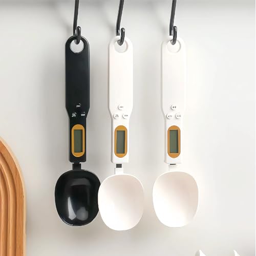 Digital Measuring Spoon Electronic Scale Spoon Weighing for Food Coffee Powder Tea Ingredients Spice Kitchen Gram Measuring Spoons High Precision 0.1g