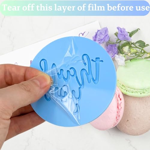 Teachers' Day Fondant Embosser "Thank you" 3D Shape for Decorating Cupcake - style: Thank You Theme-1