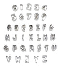 36PCS Letter cookie cutter set, metal alphanumeric baking cookie molds for fruit, baking, donuts, cookie decorating tools