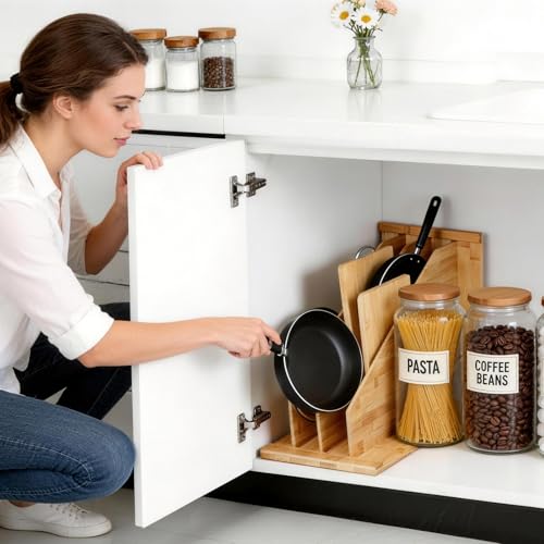 Tray Dividers for Kitchen Cabinets，cookie sheet divider for cabinet