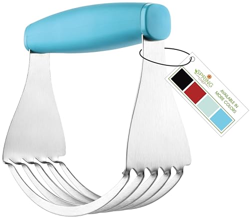 Spring Chef XL Pastry Blender, Durable Dough Blender For Baking - Aqua Sky - color: Blue (Aqua Sky), size: XL | Classic