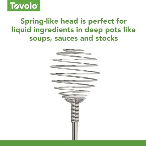 Tovolo Galaxy Coil Whisk 10 Inch Spring for Deep Pots Sauces and Gravy - style: 10" Galaxy Coil Whisk