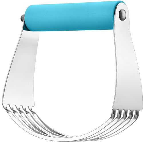Spring Chef Large Dough Blender For Baking - Durable Pastry Blender - Teal - color: Teal, size: 4" Large