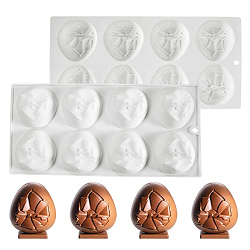 Mostsom Silicone Mold - Easter Egg Shaped Cake & Chocolate Mold, Non-stick Muffin & Cupcake Moulds for Easter Party - size: Easter Egg G
