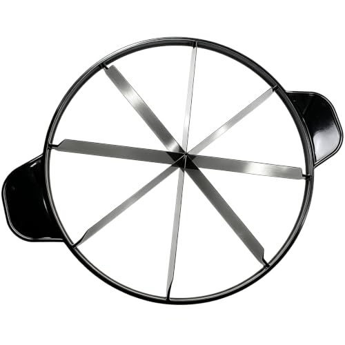 FDXGYH Pie Cutter 6 Slice 10" Pie Plastic Cutter with 6 Equal Slices Black - size: 6-Slice Pie Cutter-Plasitc-BL