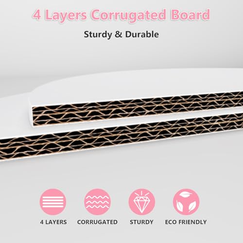 2 PCS 14-Inch Cake Drums, Sturdy Cake Boards, 1/2" Thick Cardboard Rounds for Multi-Layer Cakes, Food-Grade Cake Base - style: 14 inch, 2 PCS