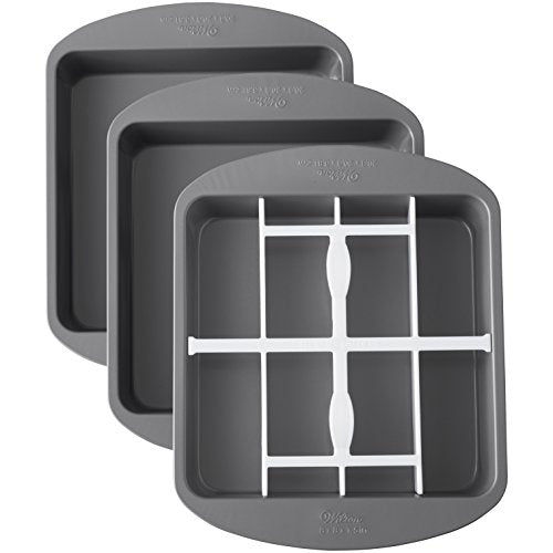 Wilton Checkerboard Cake Pan, 4 Piece Set - style: 3-Pc. Square