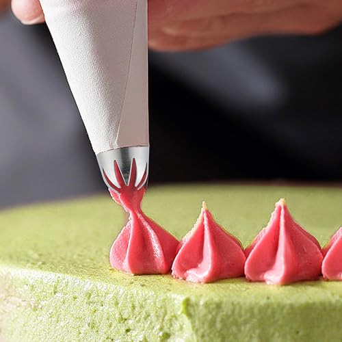 5 Pcs Large Piping Tips Set, Frosting Icing Tip for Decorating Cake Cupcake