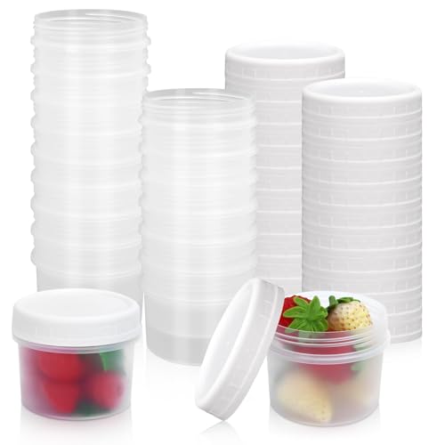24 Pack 5 oz(160 ml) Food Storage Jars with Screw Lids