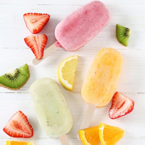 Ozera 2 Pack Silicone Popsicles Molds, Reusable Cake Pop Molds Set - color: Blue and Pink