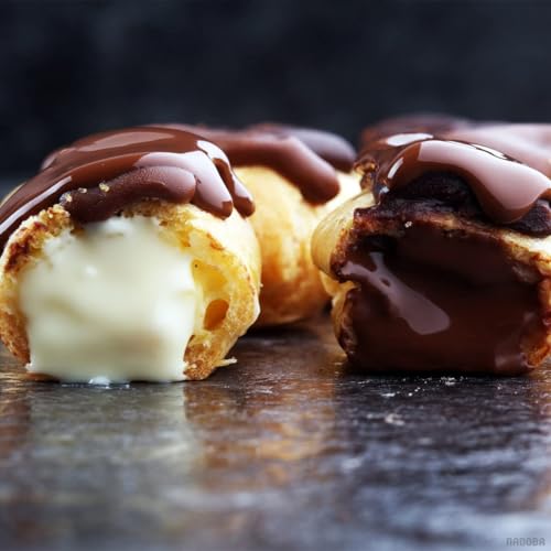 Filling Piping Tip Set, 3 Donut, Eclair & Cream Puff Nozzles