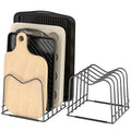 ORDORA 2PC Cutting Board Organizer Holder, Baking Sheet Rack for Kitchen - size: 5Slot-2 Pack