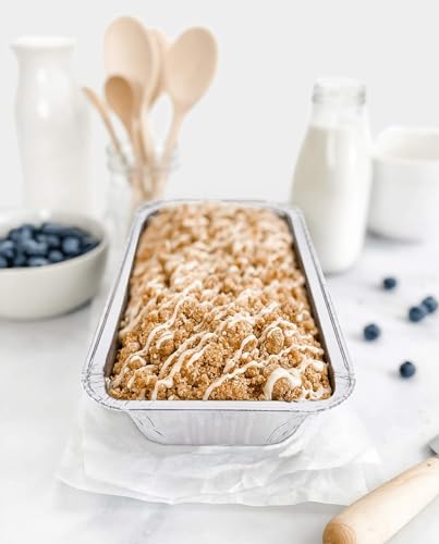 2lb Disposable Loaf Pans with Lids, 30 Pack - size: 2lb