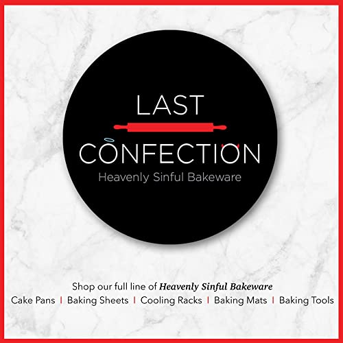 Last Confection 6" x 2" Round Cake Pan, Anodized Aluminum Cake Pan Baking Tin Mold, Professional Bakeware - size: 6" x 2"
