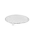 Barbecue Grill Net,BBQ Net for Grilling,Multi-Purpose SUS304 BBQ Grill Mesh, Round Barbecue Wire Rack,BBQ Grate/Steam Mesh for Outdoor Barbeque Camping Charbroil Backyards - style: 13.78'' with 0.79'' foot
