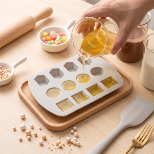 12 Cavity Gemstone Silicone Candy Molds