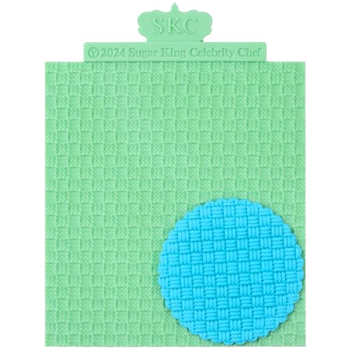 KALAIEN 1Pcs Sweater Texture Fondant Impression Mats(Style 3) - color: Style 3