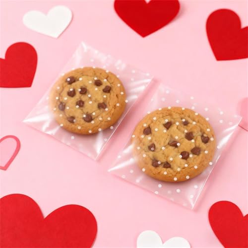 Morepack 4x6 Inch Cookie Bags Self Sealing Cellophane Bags 200 Pcs - size: 4x6 Inch (Pack of 200)