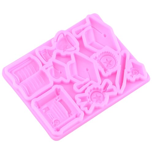 Mujiang Graduation Silicone Mold Dr Cap Diploma Fondant Mold Set Of 2 - color: Style E