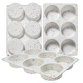 Silicone Egg Bite Molds, 3 Pack Deep 3 Inch Round Molds for Egg Breakfast Sandwiches, Omelets, Dinner Rolls, Baking - White - color: White, size: Round-3pcs
