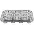 PARTY BARGAINS 12-Cup Aluminum Mini-Muffin Pans - 20 Pack, Mini-Cupcake Pans, Disposable Tin for Baking (Max 240°C)