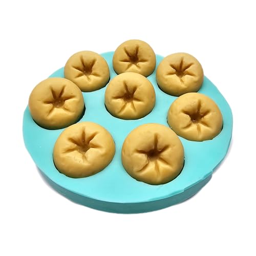 Mini Donuts Mold, Old fashioned donut silicone mold Soap Candle Mold for Wax Mold for Resin NS051