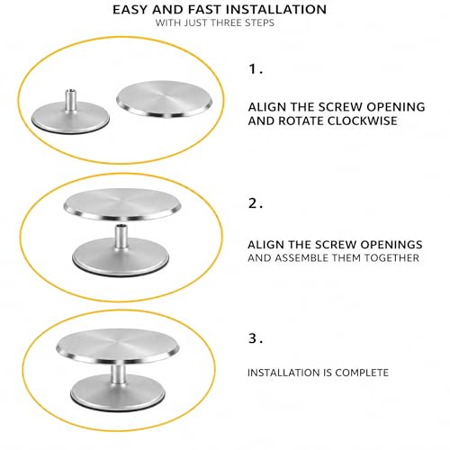 Aluminium 360° Rotating Detachable Cake Turntable