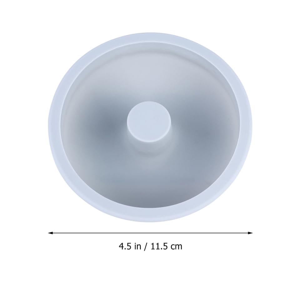 Cabilock 2-Pack Food Grade Silicone Donut Molds 4.52 Inch Non-Stick Baking Pans for Homemade Donuts and Cakes Reusable Bakeware for Making