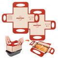 Silicone Loaf Pan Liner, 2PCS Non-Stick Reusable Bread Pan Liners with Handles, Loaf Pan Liners for Baking Bread 9x5, Silicone Bread Sling & Bread Mat, Loaf Lifter, Bread Making Essentials